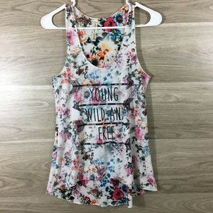 California Gypsy Young Wild and Free Tank Top